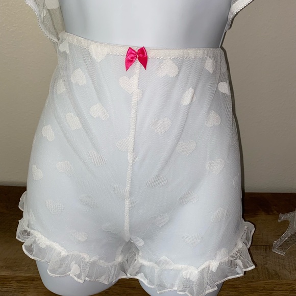 Heart Patchwork Sleeveless Bandeau Set - Picture 3 of 4